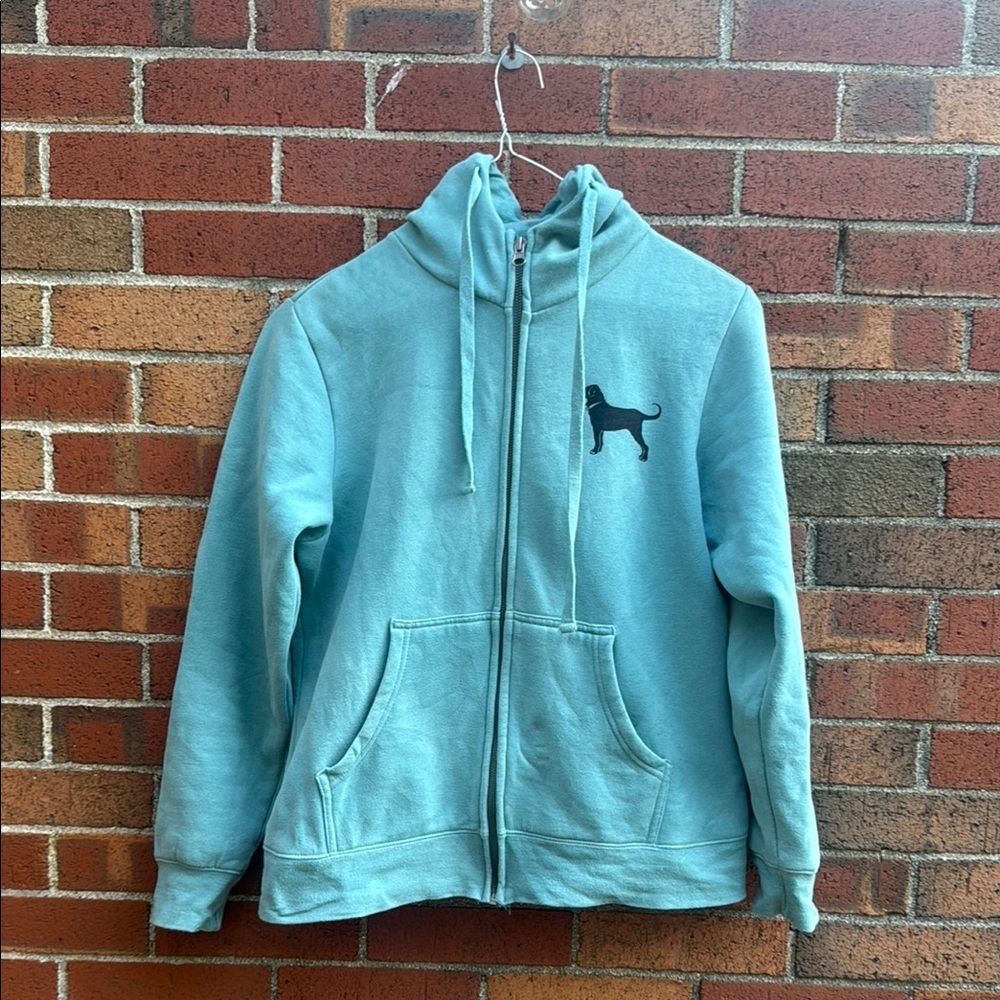 The Black Dog Light Blue Hoodie